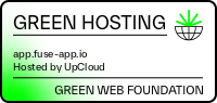 app.fuse-app.io runs on green hosting, verified by the Green Web Foundation